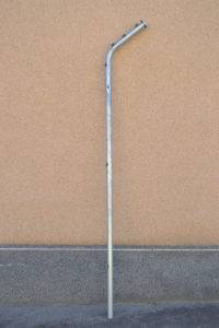 Poste Zincado Jabalcón con Brazo para Simple Torsión