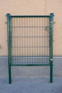 Puerta Verde con Malla Electrosoldada de 0,80 x 1,00 m.Alt.