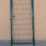 Puerta Verde con Malla Electrosoldada de 0,80 x 2,00 m.Alt.