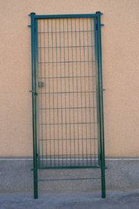 Puerta Verde con Malla Electrosoldada de 0,80 x 2,00 m.Alt.